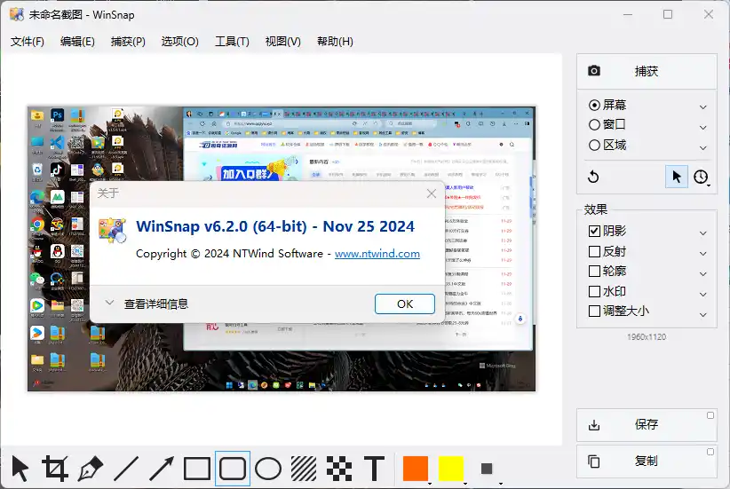 截图神器 WinSnap v6.3.1绿色版-副业淘金网