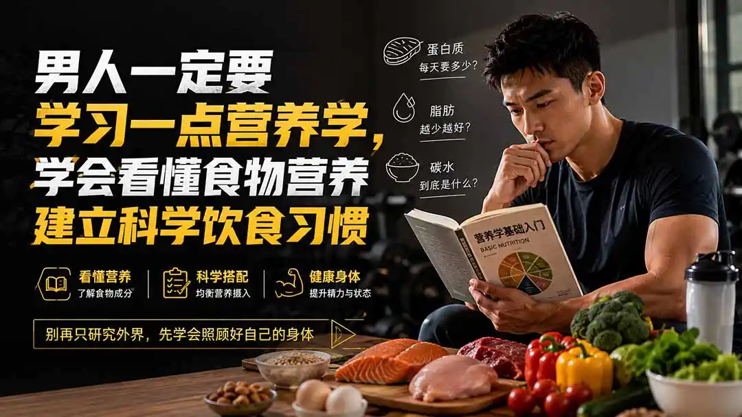付费文章:男人一定要学习一点营养学,学会看懂食物营养建立科学饮食习惯-副业淘金网