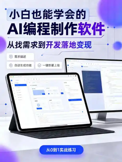 手把手教会你ai编程制作软件到变现全路径，零基础小白轻松上手，从找需求到开发落地变现【揭秘】-副业淘金网