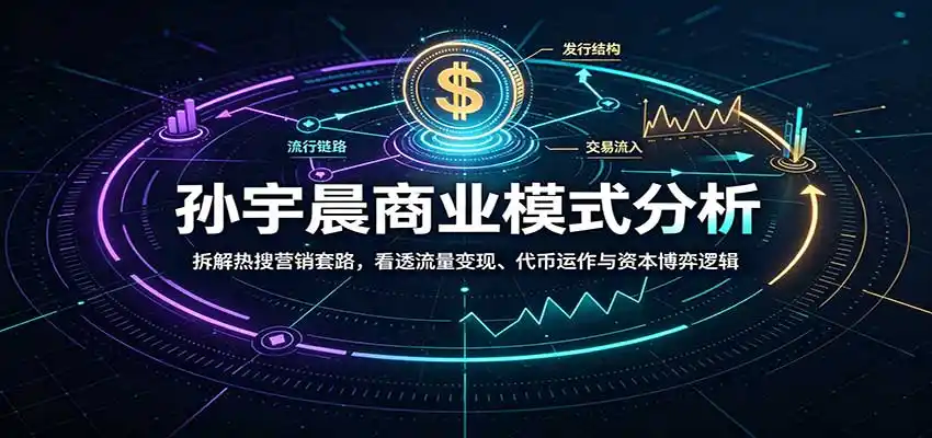 孙宇晨商业模式分析：拆解热搜营销套路，看透流量变现、代币运作与资本博弈逻辑-副业淘金网