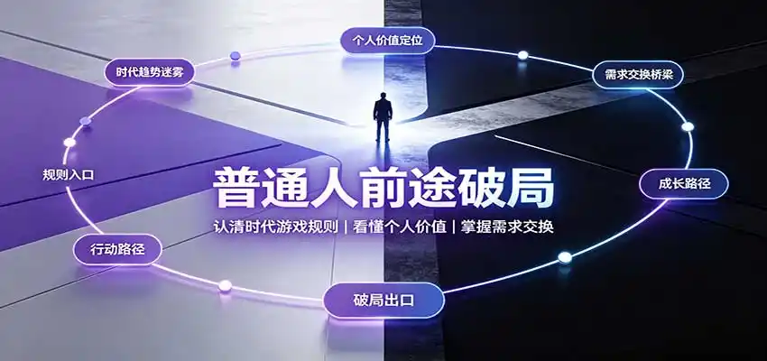 普通人前途破局：认清时代游戏规则，看懂个人价值，掌握需求交换-副业淘金网