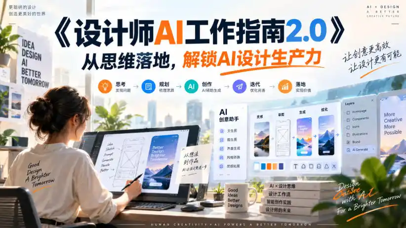《设计师AI工作指南2.0》从思维落地-无水印，解锁AI设计生产力-副业淘金网