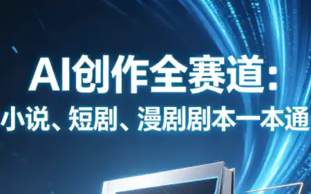 AI创作全赛道：小说、短剧、漫剧剧本一本通(更新9月)-副业淘金网