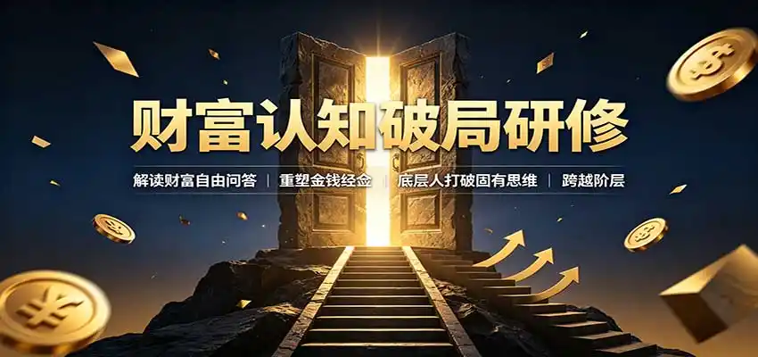 财富认知破局研修：解读”孙割”，重塑金钱观念，底层人打破固有思维跨越阶层-副业淘金网